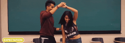 much giphyupload dance couple relationship GIF