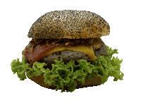 Burger Cheese Sticker by 200 Gramos