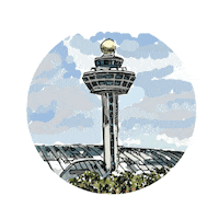 Travel Airport Sticker by Klosh