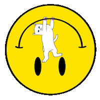 RIPNDIP_CAT happy cat confused grunge Sticker