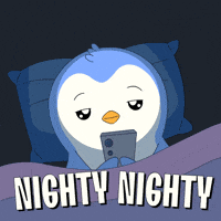 Tired Good Night GIF by Pudgy Penguins