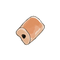 Pain Au Chocolat Coffee Sticker