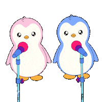I Love You Singing Sticker by Pudgy Penguins
