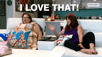I Love That GIF by Gogglebox Australia