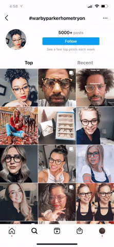 seanazari giphyupload deep dive into businesses wearing warby warby parker marketing strategy GIF