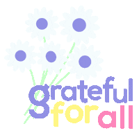 Flower Thank You Sticker by Bel Diniz