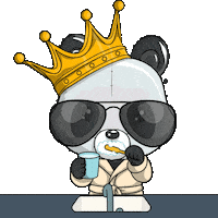 Excited Gm Sticker by PandaPals