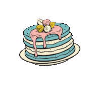 Brunch Pancake Sticker by Edoné Bergamo