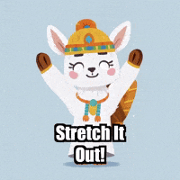 Morning Stretch It Out GIF by Llamaozi