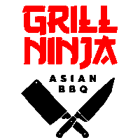 Grillninjabbq asian ninja bbq grill Sticker