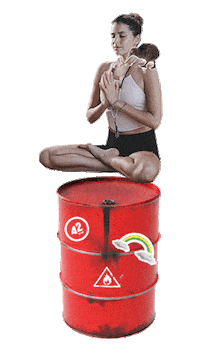42-BELOW meditation vodka zen kiwi Sticker