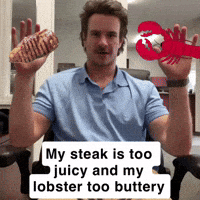 Steak Lobster GIF by TodaysSportsHistory