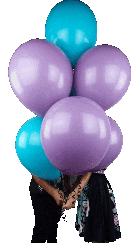 Nirballoons giphyupload surprise balloon balloons Sticker