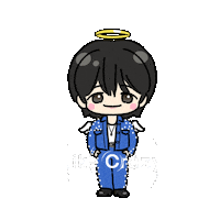 Face Angel Sticker