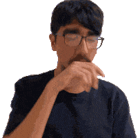 Wiping Nose Hand On Face Sticker