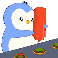 Penguin Cooking Sticker by Pudgy Penguins