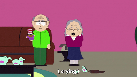 mr. garrison crying GIF by South Park 