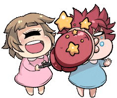 Face Hitting Sticker by Jin