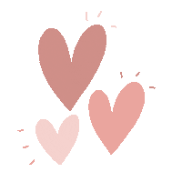 Love You Hearts Sticker