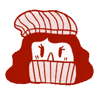 Girl Winter Sticker by meemsstudio