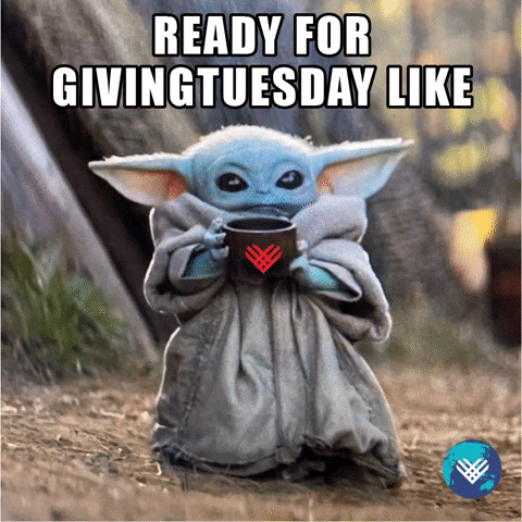 Baby Yoda Give GIF by GivingTuesday
