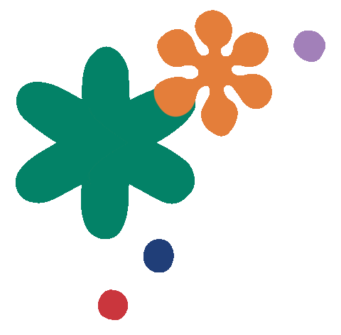 Flower Shapes Sticker by Erstwilder