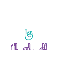 Hand Believe Sticker by famchamps