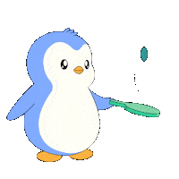Playing Ping Pong Sticker by Pudgy Penguins