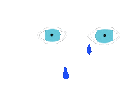 Sad Cry Sticker