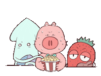 mr_ropig pig 看戲 吃瓜 ropig Sticker