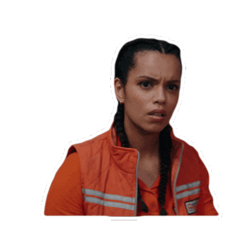 Confused Georgina Campbell Sticker by STUDIOCANAL