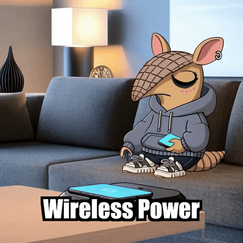 Technology Charging GIF by Chillo Dillo