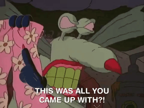 nickrewind giphydvr nicksplat giphyarm001 aaahh real monster GIF