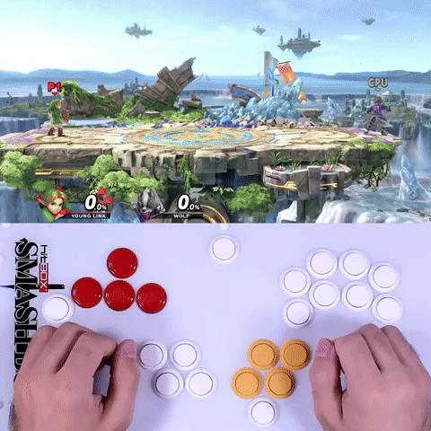 SB - SSBU - Young Link - Walk Block 