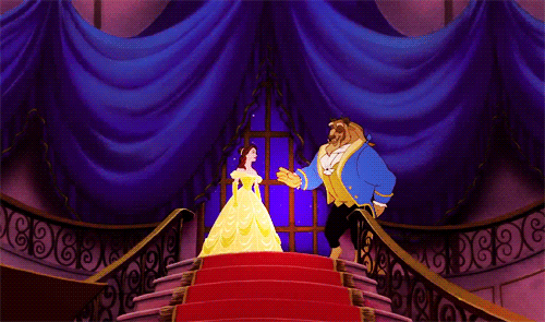 beauty and the beast bow GIF