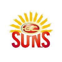 gold coast logo Sticker by AFL