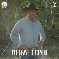 Looking Down Kevin Costner GIF by Yellowstone