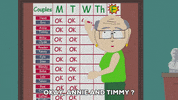 board writing GIF by South Park 