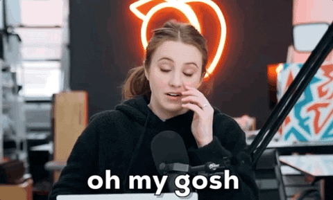 Oh My God Reaction GIF by Sara Dietschy