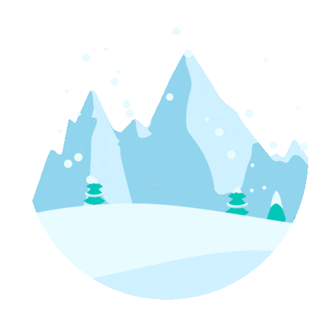 Snow Viajar Sticker by Xcape