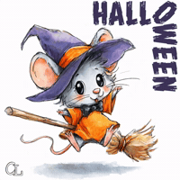 Halloween Friends GIF