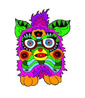 Art Halloween Sticker