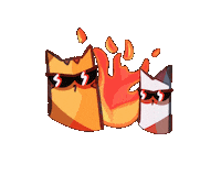 Thug Life Burn Sticker