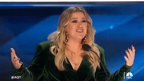 Kelly Clarkson Nbc GIF by America's Got Talent