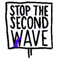 Wave Corona Sticker by Kochstrasse™