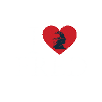 Iheartfred Sticker by FrederickGunn1850