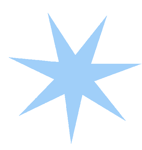 Blue Star Sticker by Content Factory