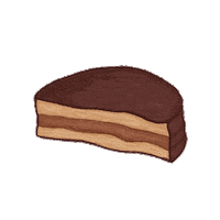 Cake Chocolate Sticker