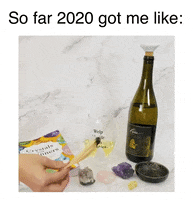 LeahVanDale wine 2020 drinks happy hour GIF