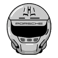 car head Sticker by Porsche México